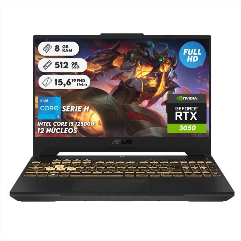 Laptop Asus TUF Fx507zc4 I5-12500h, Ram
